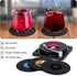 Valdivia Funny Retro Vinyl Record Coasters - 6 Pcs Music Coasters for Drinks, Bars, Party, Birthday Gifts, Home Decor