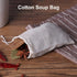AKOAK 20 Pcs 4 x 3 Inches Muslin Drawstring Bags, Natural Unbleached Cotton Bags for Spice, Tea, Herbs