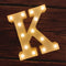 MUMUXI Marquee Light Up Letters - Large Light Up Numbers, Battery Powered, for Wedding, Birthday, Party, Christmas (K)