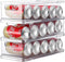 Xicennego 3-Tier Stackable Soda Can Organizer, Beverage Can Holder for Refrigerator, Pantry, Cupboard