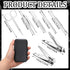 5 Sets Set Teenyyou Baby Shower Prizes for Winners Men Small Bottle Opener, Mini Screwdriver Keychain, Flashlight Pen