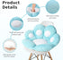 31.4 27.5 inch Ditucu Cat Paw Cushion Kawaii Chair Cushions x Cute Stuff Seat Pad Comfy Lazy Sofa Office Floor Pillow