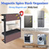 Dr.BeTree Magnetic Spice Rack for Refrigerator, Magnetic Paper Towel Holder Shelf, Kitchen Organization and Storage