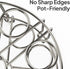 18 6qt/8qt 2-in-1 Stackable Egg Steamer Rack Holds Eggs with Handles, Stainless Steel Instant Pot Trivet Fits Pressure