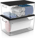 COAZEX 2 Pack Trash Bag Holder Under Sink Stackable, Plastic Garbage Bag