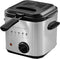 OVENTE Electric Deep Fryer 1.5 Liter Capacity with Lid, Removable Frying Basket, Adjustable Temperature, Silver