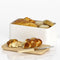 AUGOHCMIL Bread Box for Kitchen Countertop - Metal Bread Storage with Bamboo Cutting