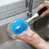 Dish Brush Set of 3, Water Bottle Brush, Dish Scrub Brush, Non-Slip Long Handle for Cleaning Dishes, Sink, Pots, Round