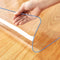 WingCanto 1.5mm Thick Crystal Table Cover Protector Waterproof PVC Table Pad Mat for