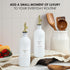 16oz Set, Set 2 (16oz HOMCDALY Olive Oil Dispenser for Kitchen, Glass Oil Bottles with Bamboo Tray, Gold Oil&Vinegar