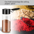 6 Pcs Plastic Spice Jars with Shaker Lids, 3 oz Clear Seasoning Containers for Spice Rack, Drawer, Cabinet