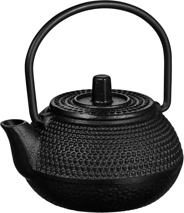 Ipetboom Mini Cast Iron Teapot Tea Set, Miniature Japanese Tea Kettle with Infuser, Kettle Ornaments, Small Teapot
