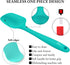 HOTEC Heat Resistant 600? Food Grade Silicone Rubber Spatula Set, Non Stick, Dishwasher Safe, Multicolor Set of 5