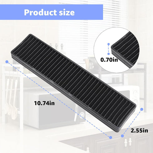 5230W1A003A Microwave Charcoal Filter, Compatible with LG Microwave Charcoal Air Filter Replacement for model LMV1650SW,LMV2031BD,LMV2031SB,LMVH1711ST,LMV2031ST Charcoal Filter (Pack of 2)