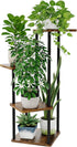 Bamworld 4 Tier Plant Stand Small Plant Shelf for Indoor Plants Corner