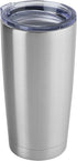 DOMICARE 20oz Stainless Steel Tumbler with Lid, Bulk Double Wall Vacuum Insulated Travel Mug, Powder Coated Coffee Cup,