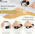 ELIVARA Set Stainless Steel Garlic Press Rocker (Black) - Includes Silicone Peeler and Cleaning Brush for Effortless