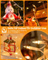 Set 100 Count 20 Bulb Minetom Clear Christmas Lights Feet Incandescent Mini String Lights for Indoor Christmas Tree