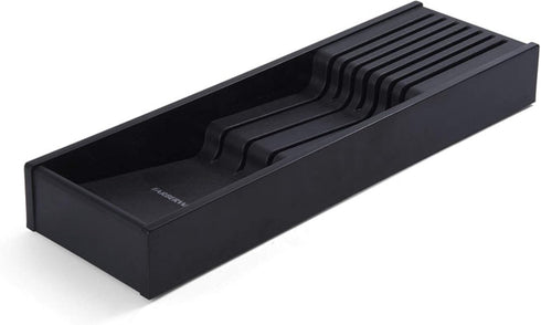Farberware 5229614 7 Slot In Drawer Knife Organizer, 18-Inch, Black by Farberware