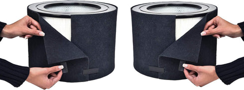 Honeywell 50250 Air Purifier Compatible Pre Filter, Deodorizes Air, Removes Odors, Activated Carbon & Zeolite (2pack)