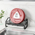 Sink Caddy, Sponge Holder for Kitchen Sink, 304 Stainless Steel Organizer with Removable Drain Tray (Black)