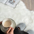 3x5 MIULEE Luxury Soft Fluffy Area Rug Feet, Faux Fur Sheepskin Rug Decorative Plush Shaggy Carpet for Christmas Decor