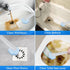 Wizia 40 Count Disposable Toilet Brush Refills - Compatible with Most Toilet Brushes, Easy Cleaning Toilet Bowl Sponge