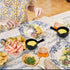 Set 4, 4 Artestia Butter Warmer for Seafood of Ceramic Lobster Butter Warmers with Pieces Tealight Candles for Melting