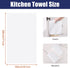 16 28 Inch 8 Pack, Homaxy Microfiber Waffle Weave Kitchen Towels, x Ultra Absorbent and Solid Color Dish Towels, White