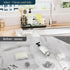 Counter Consumest Sponge Holder for Kitchen Sink - Sink Caddy Organizer with Water Absorbing Stone Tray, Detachable
