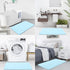 Buganda Memory Foam Bath Mat Rug 47" x 17" Ultra Soft Non-Slip Water Absorbent Machine Washable for Bathroom