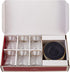 Set 6, 12-Piece Set Set KARACA Turkish Tea Glasses for Retro Anthracite Tea with Gold Trim, Traditional Turkish Tea
