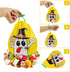 CCINEE 24pcs Drawstring Goody Bags - 12 Styles Halloween Treats Bags for Kids' Trick or Treat Party