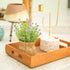 3Pcs Velener Babys Breath Artificial Flowers in Small Burlap Bag Vases -Gypsophila Faux Flowers Farmhouse Home Coffee