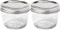Kerr Wide Mouth Half-Pint Glass Mason Jars, 8-Ounces with Lids and Bands (2 Jar-Pack)