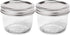 Kerr Wide Mouth Half-Pint Glass Mason Jars, 8-Ounces with Lids and Bands (2 Jar-Pack)