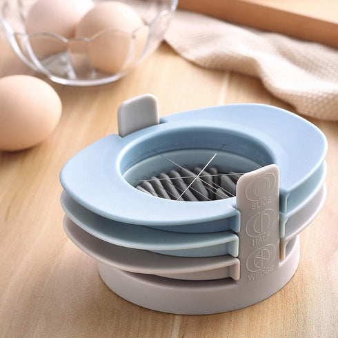 Ruibo Strawberry Slicer/Cutter with Stainless Steel Cutting Wires for Hard Boiled Egg Slicer, Multicolour
