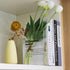 BuyCard Clear Acrylic Book Vase for Flowers, Transparent Flower Vase for Home Decor, Simplicity Bookshelf Decor, Unique