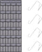 Teikou Over the Door Shoe Organizer, 24 Large Breathable Mesh Pockets, Hanging Storage
