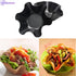 Tortilla Pan Set, 4pcs Nonstick Tortilla Bowl Maker, Carbon Steel Taco Salad Shell Molds for Kitchen, Microwave &