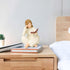 Reading Book Thinker Figurine Gift for Women Librarian Readers Study Graduates Students Teachers, Girl Reading Statue
