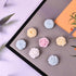 7-Chamber Silicone Molds, Rose/Flower Shape for DIY Cake, Fondant, Biscuit, Cookies, Dessert