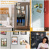 Mingting 10pcs 5x7 Magnetic Picture Frames for Refrigerator, Reusable Magnets Fridge Photo Sleeves for Refrigerator