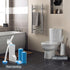 Disposable Toilet Bowl Brush and Holder, Toilet Cleaning System with 2 Toilet Bowl Wands, 2 Storage Caddy & 72 Refills