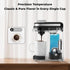 Compact CHULUX Single Serve Coffee Maker - Perfect for Small Spaces