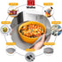 Walfos 12-Inch Silicone Microwave Mat & Pot Holders, Non-Slip Heat Resistant for Oven, Hot Pot, Bowl