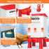 2 Summer Hanging Heated Chicken Waterer, Gallon Plastic Chicken Water Heater Heated Poultry Drinker, Detachable Legs
