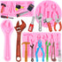 ZiXiang Construction Tools Fondant Silicone Molds, Hand Tools Chocolate Mold Set of 4 for Cake Decoration