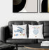 16x16 Set 2, Hot Air Balloon Airplane Nursery Decor, Hello World Adventure Awaits Airplane Hot Air Balloon Pillow Case