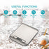 Ultrean Digital Kitchen Food Scale, 11lb Weight Grams and Ounces for Baking, Cooking, Meal Prep, 6 Units with Tare